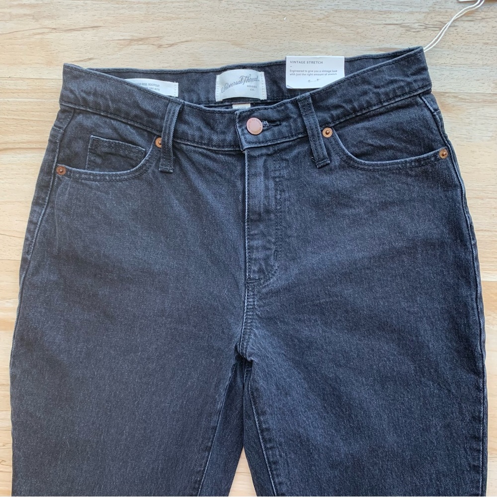 Universal Thread black high rise bootcut jeans size 0/25 Regular - Picture 2 of 8